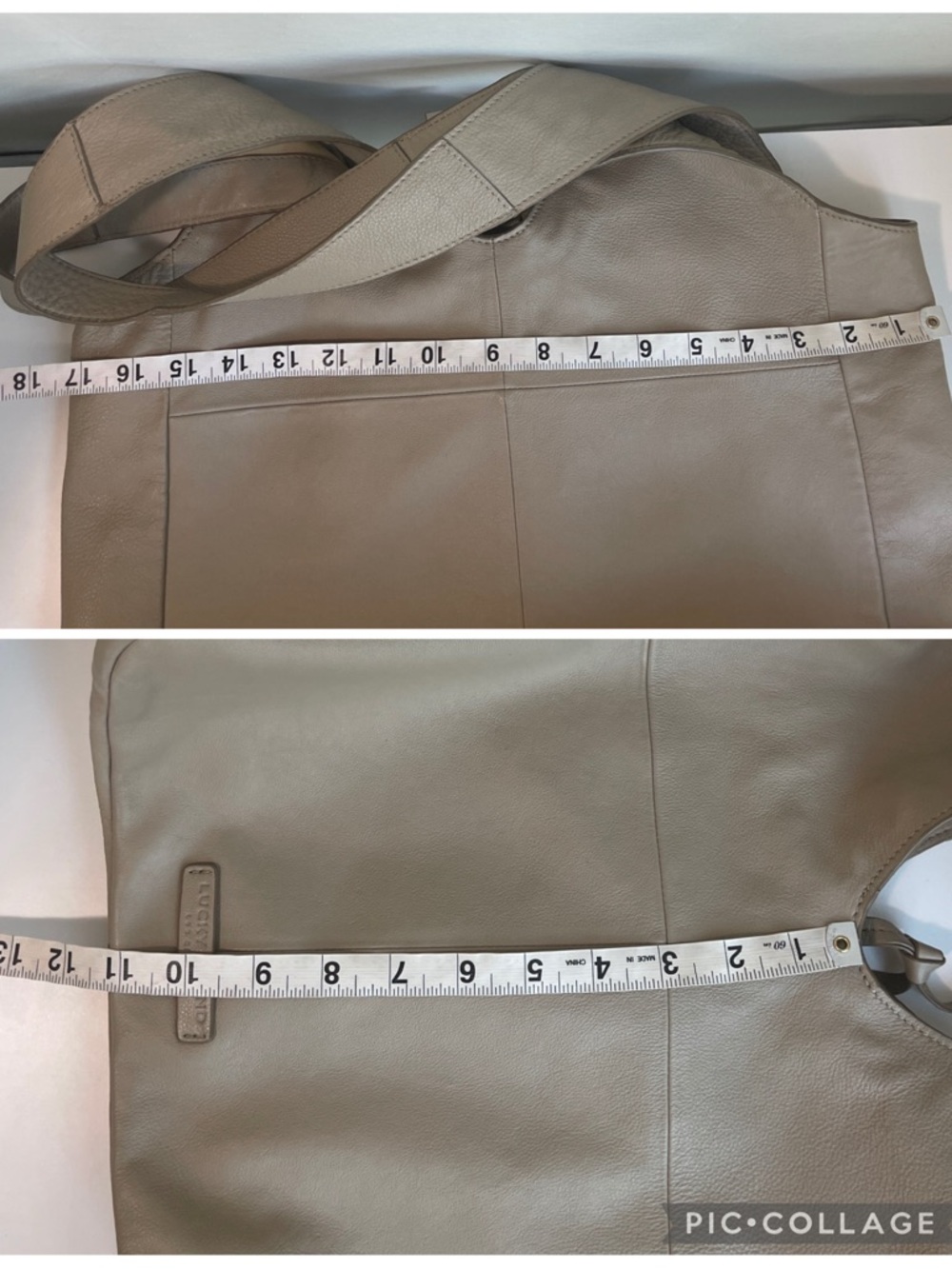 Lucky Brand Leather Hobo Shoulder Bag - Picture 16 of 16